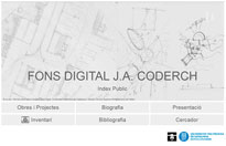 Fons digital J.A. Coderch a l'ETSAV, una nova eina per la recerca i la docència