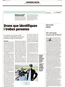 La Vanguardia -  Drons que identifiquen persones