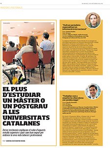 Ara (Suplement) - El plus d'estudiar un màster o postgrau a les universitats catalanes