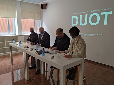 Acte de presa de possessió de Carles Crosas com a director del Departament d'Urbanisme i Ordenació del Territori