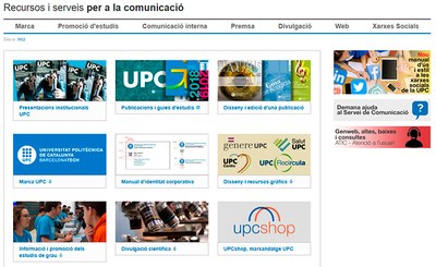 Coneixes les eines que ofereix la UPC per a la comunicació?