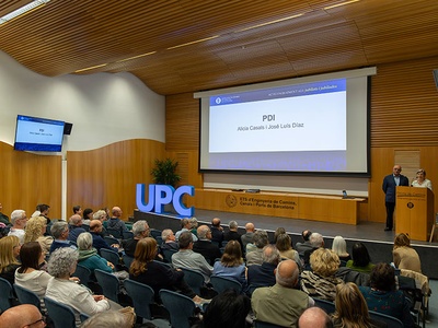 Alícia Casals i José Luis Díaz Barrero, van fer uns parlaments en representació del PDI