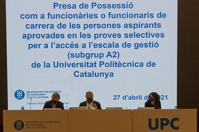 Presa de possessió de 50 nous funcionaris i funcionàries de carrera de l’escala de gestió (subgrup A2)