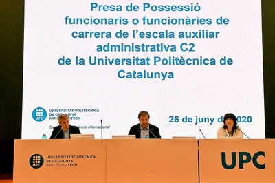 Presa de possessió de 88 funcionàries i funcionaris de l'escala C2 auxiliars de la UPC