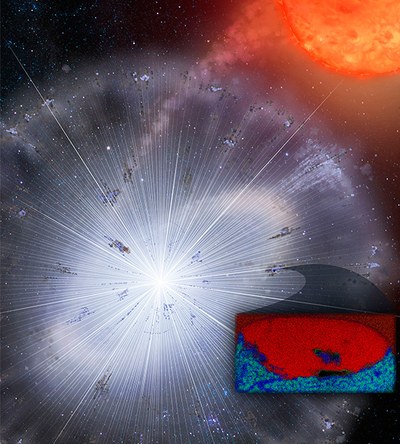 L’anàlisi d’un meteorit revela secrets sobre el naixement del sistema solar