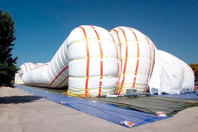 Buildair H75, nou rècord en hangars inflables