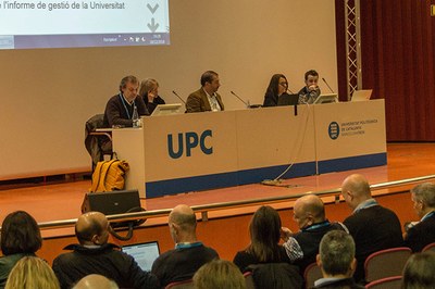 Celebrat el Claustre Universitari de la UPC, que clou l'any 2018