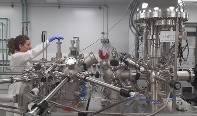 Un dels laboratoris del CCEM, al Campus Diagonal-Besòs