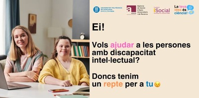 Cartell del concurs de ciència ciutadana 'La teva idea és ciència!'