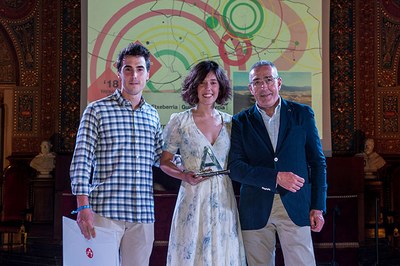 Dos estudiants de la UPC-EPSEB, premiats a la Nit de la Construcció