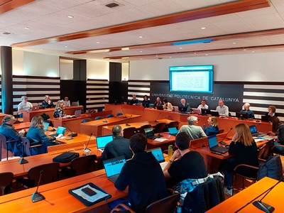 Fotografia de la reunió del Consell de Govern