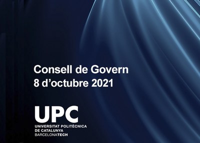 Sessió a distància del Consell de Govern del 8 d'octubre