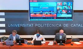 Sessió a distància del Consell de Govern del 8 d'octubre