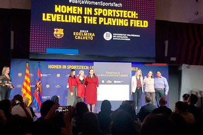 El Barça i la UPC impulsen una beca per promoure l'accés professional de noies estudiants al món de l'esport i la tecnologia