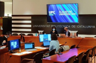 El Claustre Universitari de la UPC aprova l’Informe de gestió de la Universitat del 2020