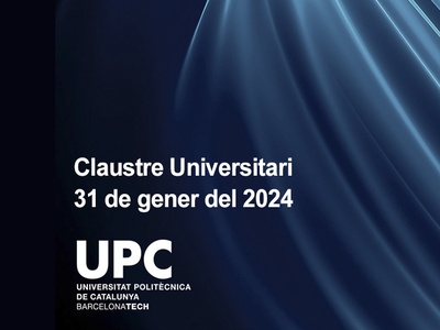 Caràtula del directe del Claustre Universitari del 31 de gener