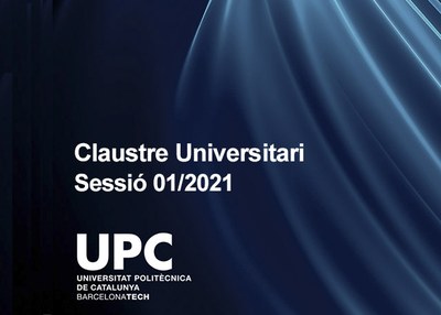 El Claustre Universitari s'ha reunit, per via telemàtica, el 14 de setembre