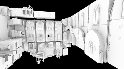 Reprodueixen virtualment l’evolució arquitectònica del conjunt medieval del Palau Reial Major de Barcelona