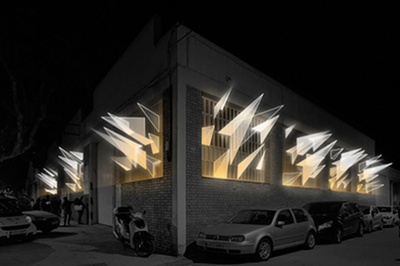 Els estudiants de la UPC il·luminen Barcelona