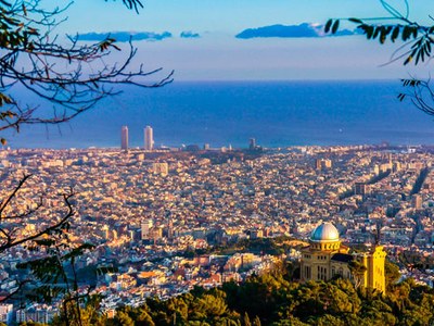 Vista de Barcelona des de Collserola