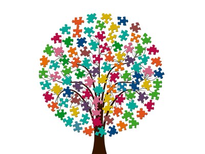 Imatge de recurs: arbre format amb peces de puzzle