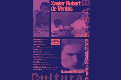 L’Escola d’Arquitectura de Barcelona ret homenatge a Xavier Rubert de Ventós