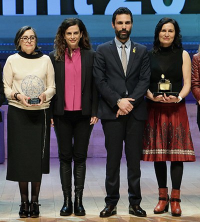 Eva Vidal, professora de l'ETSETB, premiada a la 23a Nit de les Telecomunicacions i la Informàtica