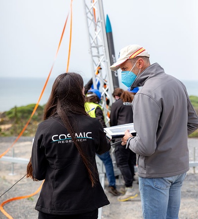 Èxit dels últims assajos de llançament del coet Bondar, construït per estudiant de l'associació Cosmic-Research de la UPC-ESEIAAT