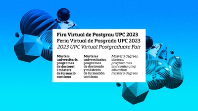 Imatge de la Fira Virtual de Postgrau UPC