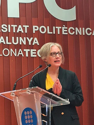La professora Elisabet Arnó, de l'EPSEVG