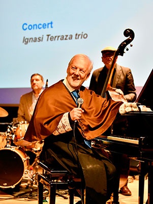 L'Ignasi Terraza Trio ha ofert un concert durant l'acte