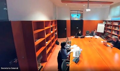La UPC desenvolupa amb normalitat el primer Consell de Govern celebrat per videoconferència com a conseqüència de l’estat d’alarma