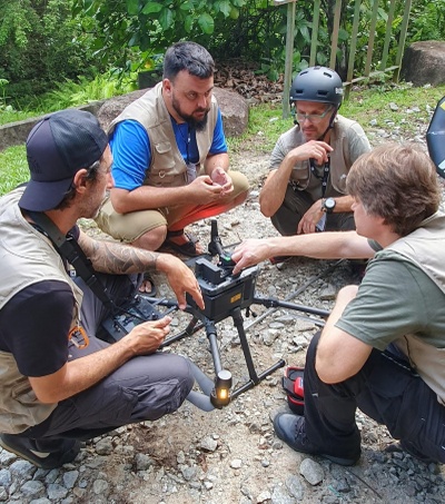 L'equip d'investigadors del projecte Providence+, a Singapur