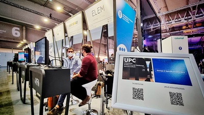 L'estand de la UPC al 4YFN