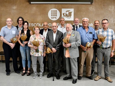 Els directors i directores que ha tingut l'EPSEM van rebre un homenatge durant l'acte
