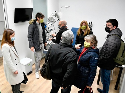 Visita a les instal·lacions del CUV, en el marc de l'acte d'inauguració del nou centre