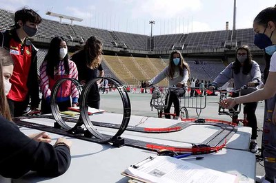 L'Estadi Olímpic esdevé un laboratori STEAM per a més d'un miler d'estudiants d'ESO, amb la UPC
