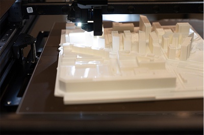 Impressió d'una de les peces que integren la maqueta