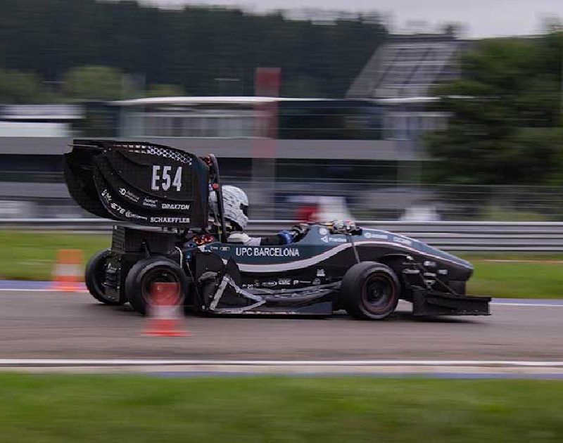 El bòlid CAT17X, de l’equip BCN eMotorsport
