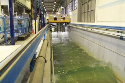 El canal del Laboratori d'Enginyeria Marítima de la UPC