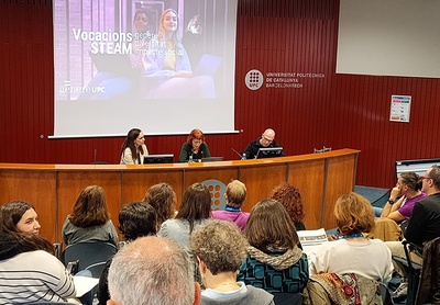 Un moment de la jornada de l'11F a la UPC