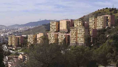 El sistema, aplicat al barri de Les Oliveres, a Santa Coloma de Gramenet, Barcelona