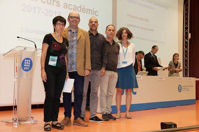 Quatre iniciatives del PAS, distingides amb el 6è Premi UPC a la Qualitat de la Gestió Universitària