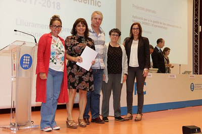 Quatre iniciatives del PAS, distingides amb el 6è Premi UPC a la Qualitat de la Gestió Universitària