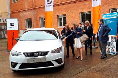 SEAT entrega el vehicle que ha donat a l'EPSEM per al grau en Enginyeria d’Automoció