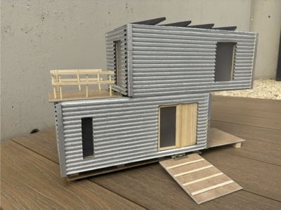 Projecte d'habitatge modular per a situacions d'emergència, dissenyat per Berta Calvo