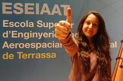 Una estudiant de la UPC-ESEIAAT participa en un projecte internacional per generar gravetat artificial a les naus espacials