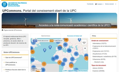 UPCommons, en el ‘top 30’ mundial de repositoris de documents