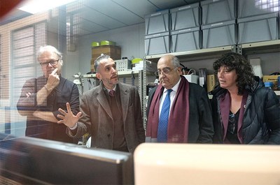 Visita del conseller Nadal i la consellera Jordà a les instal·lacions del CIIRC