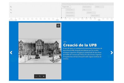 El web ‘50.upc.edu’ recull mig segle d’història de la UPC i les activitats vinculades al 50è aniversari